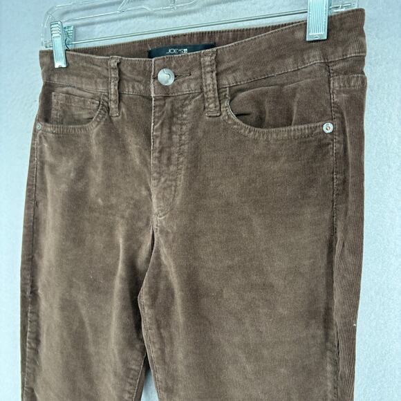 JOE"S Jeans Womens 26 Skinny Visionaire Corduroy Pants Stretch Cotton Brown - Picture 2 of 16